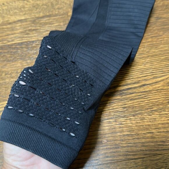 Gymshark Black Seamless Moto Look Leggings - Size Small - Picture 3 of 11